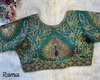 Rk Blouse Peacock Embroidery Work Wedding Wear Blouse Wholesale Market In Surat
